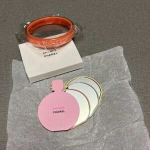 Chanel mirror and bangle bracelet